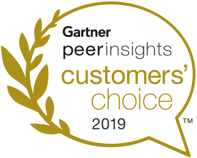 190418 Gartner Peer Insights Customers Choice badge color 2019