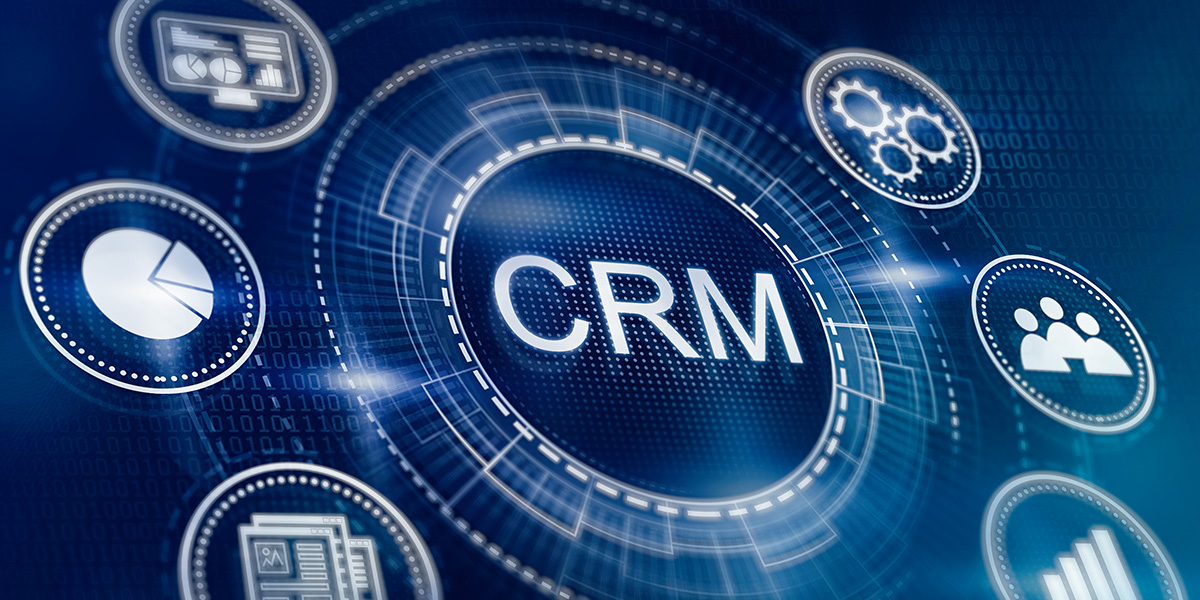 Letters CRM stylized