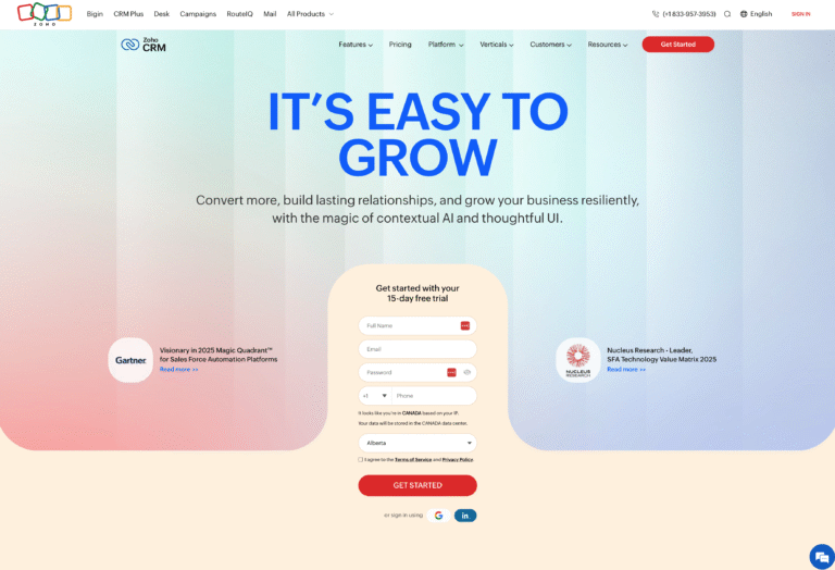 Cloud-based CRM software: 5 best cloud CRMs for 2026
