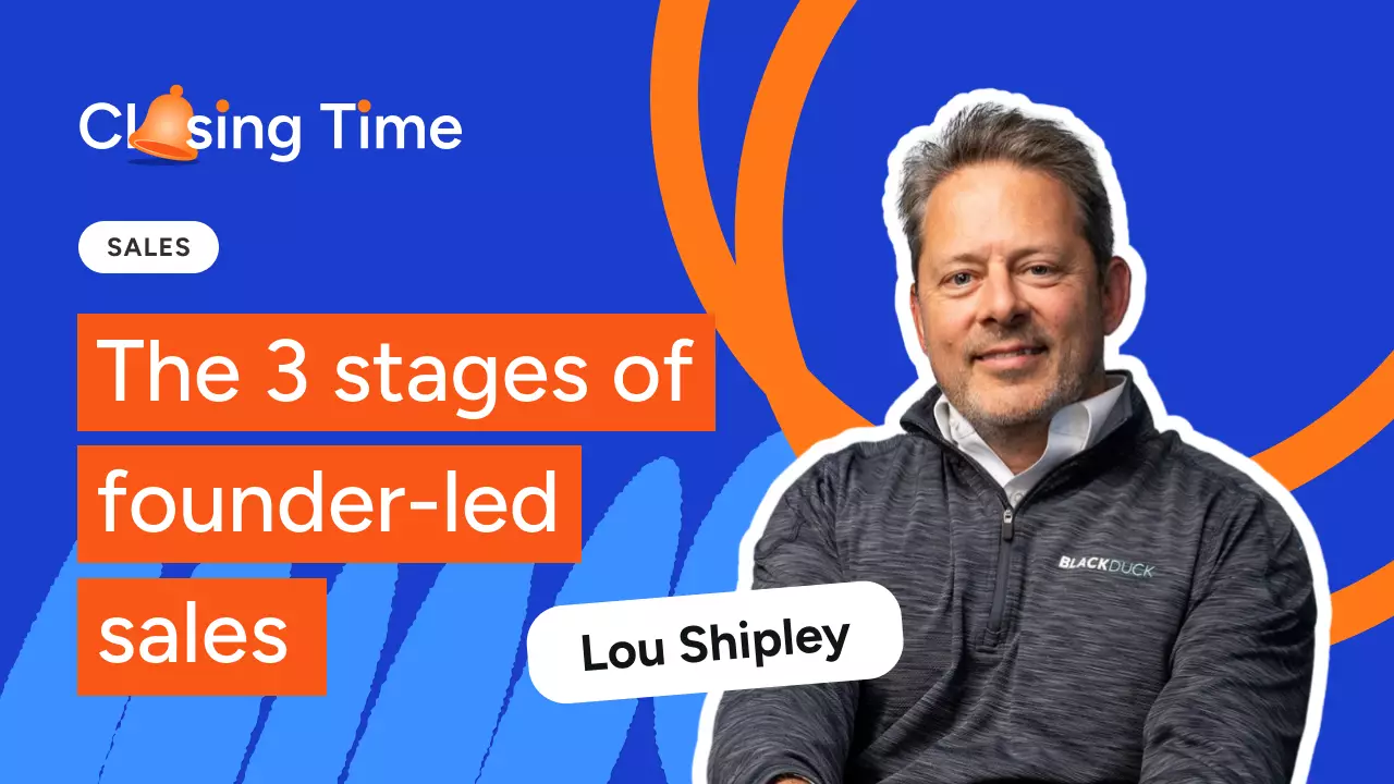 Three stages of founder-led sales