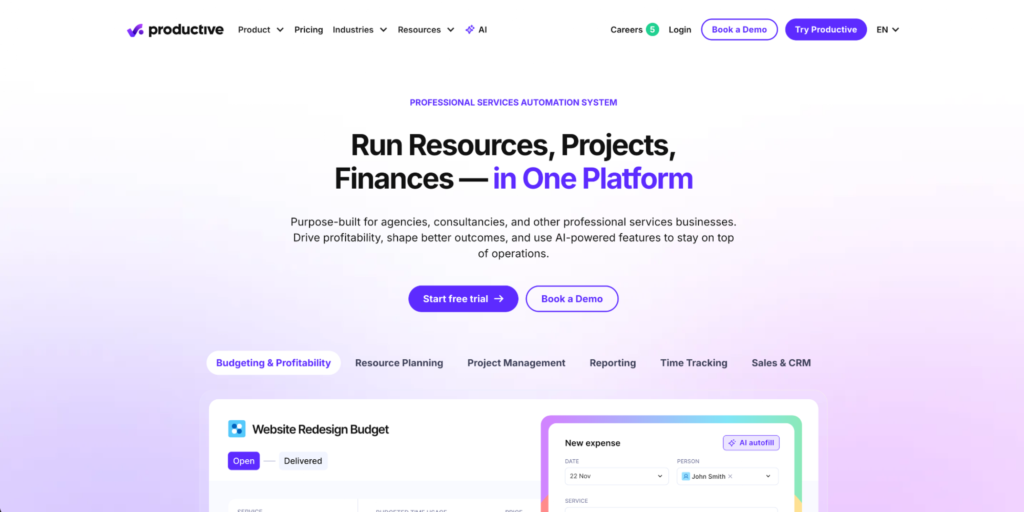 productive-psa-homepage